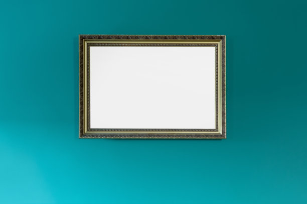 空画木框与空白空白的地方，为模拟图片下载