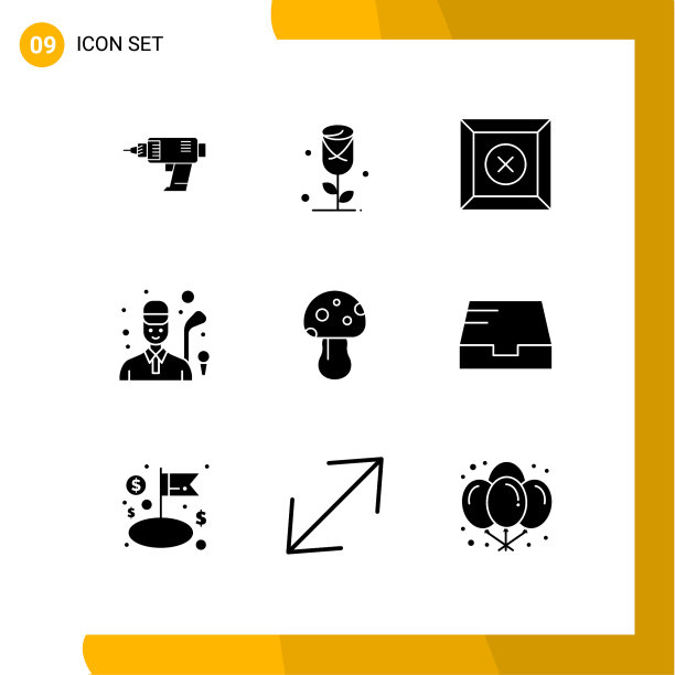 9 .通用立体象形符号符号有毒图片下载