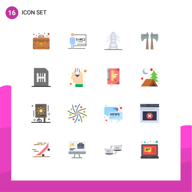 现代设16平色和符号等图片下载