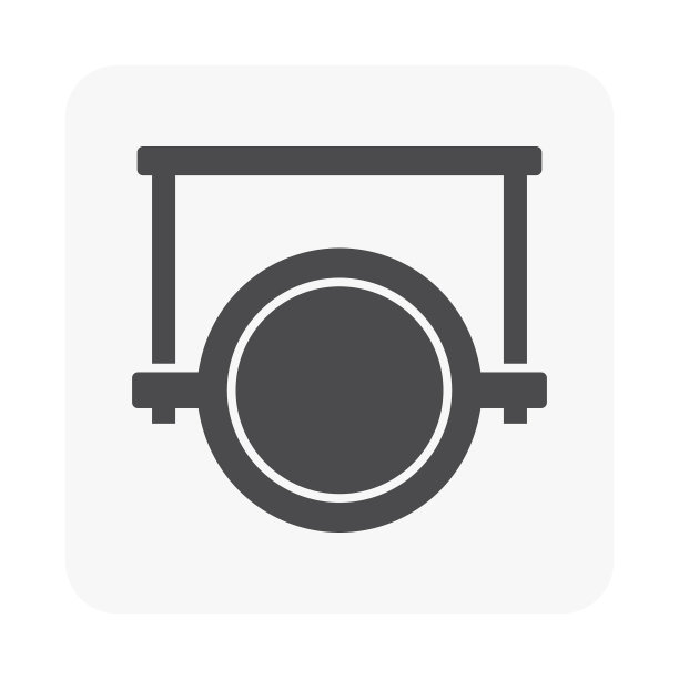 暖通空调系统风管管道图标图片下载