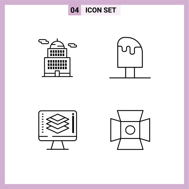 线包4个通用符号图片下载