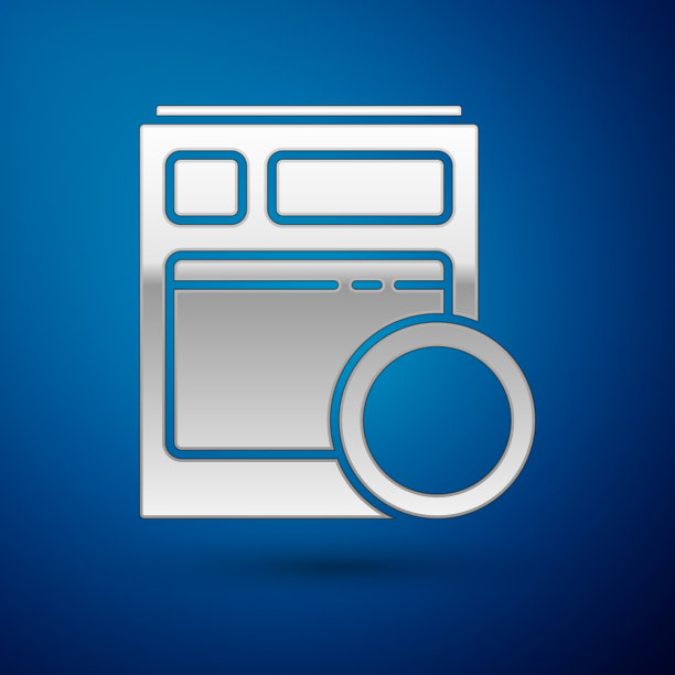 银色厨房洗碗机图标隔离图片下载