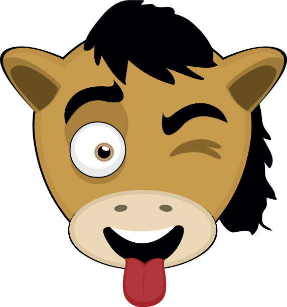 面对可爱的小马图片下载