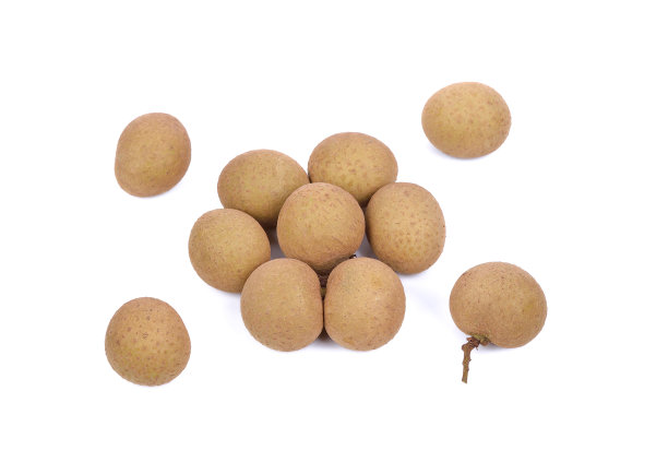 白底孤立的龙眼图片下载