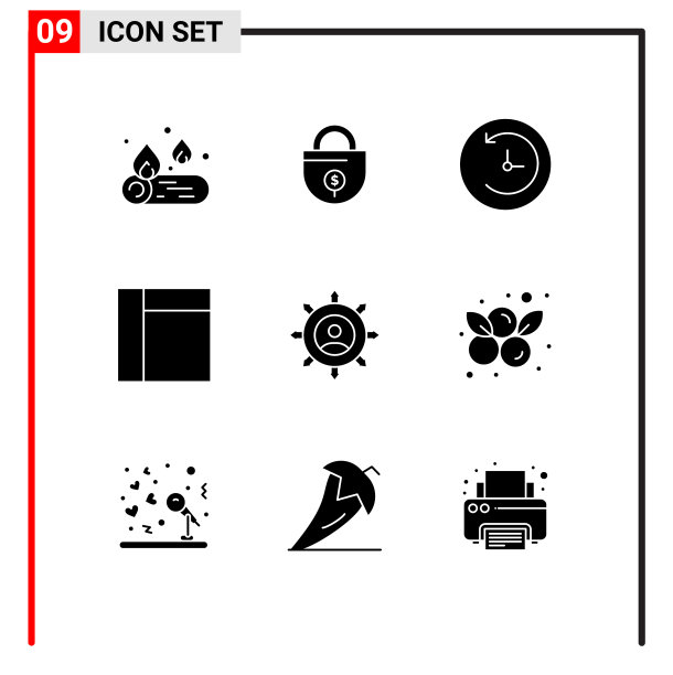 9 ． 坚实的字形概念的网站，移动和图片下载