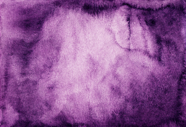 水彩紫罗兰抽象的背景纹理与文本空间。水彩画旧紫色污渍背景。图片下载