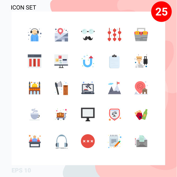 组25现代平面颜色设置为盒子图片下载