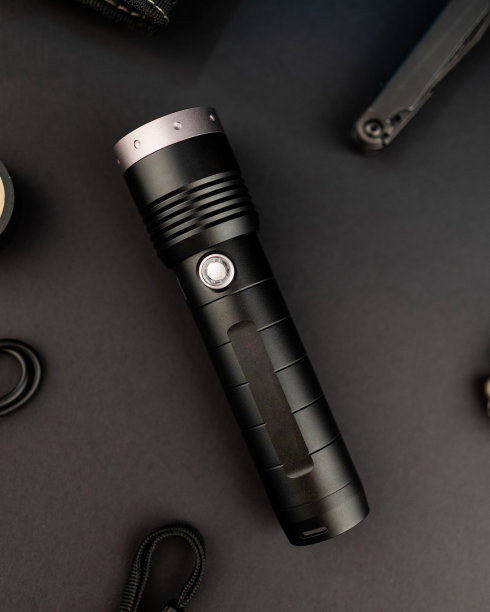 Led透镜手手电筒图片下载