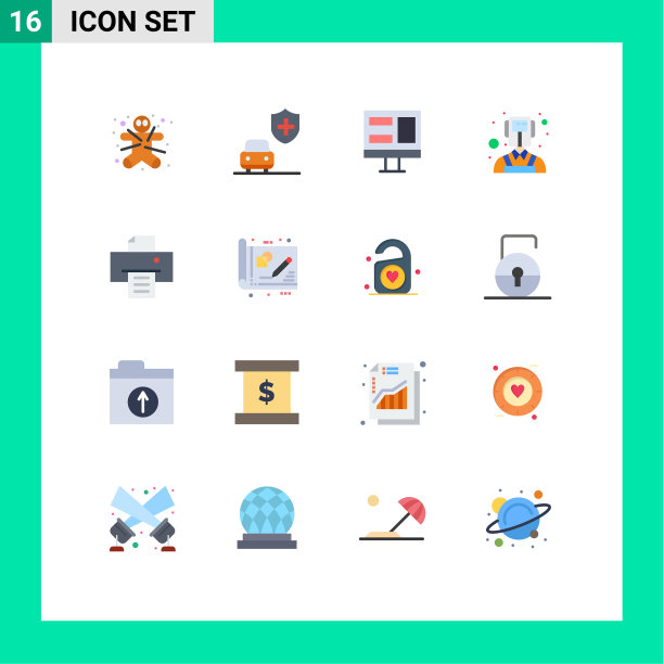 现代设16平色和符号等图片下载