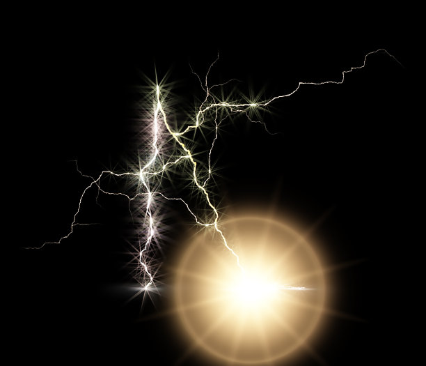 数字渲染能量光电气背景图片下载