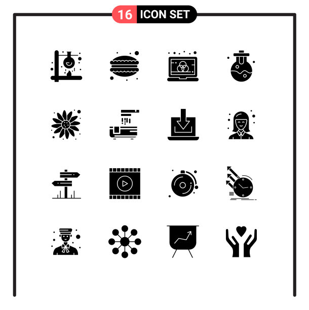 主题立体符号和可编辑符号的16种图片下载