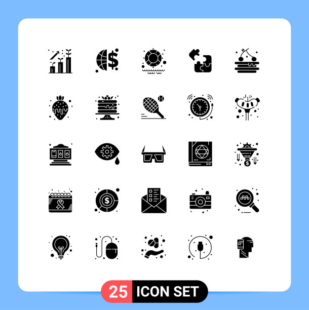 现代集25个立体象形文字之图片下载