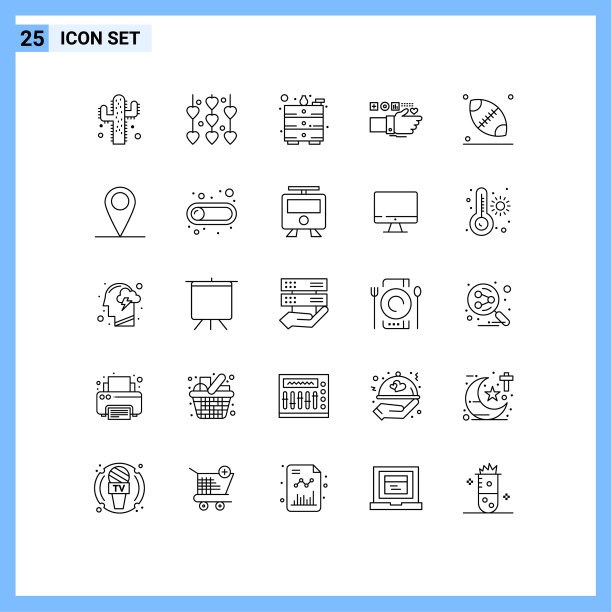 分组25行符号和符号图片下载