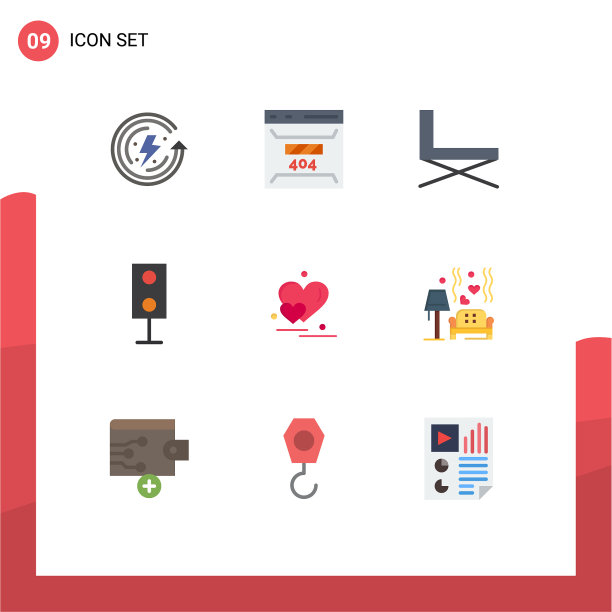 设置9商业平面颜色包扬声器图片下载