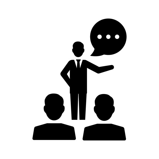 公开演讲的图标图片下载