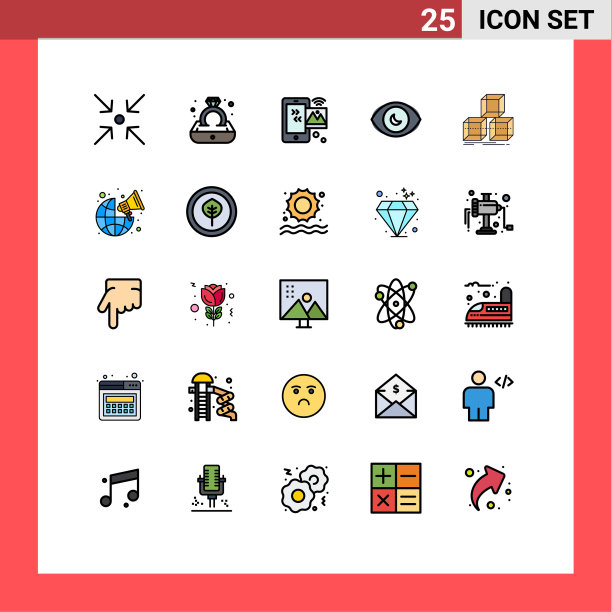 用户界面填充线平色包图片下载