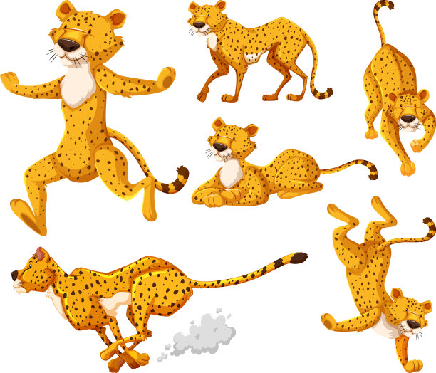 设定猎豹卡通人物图片下载