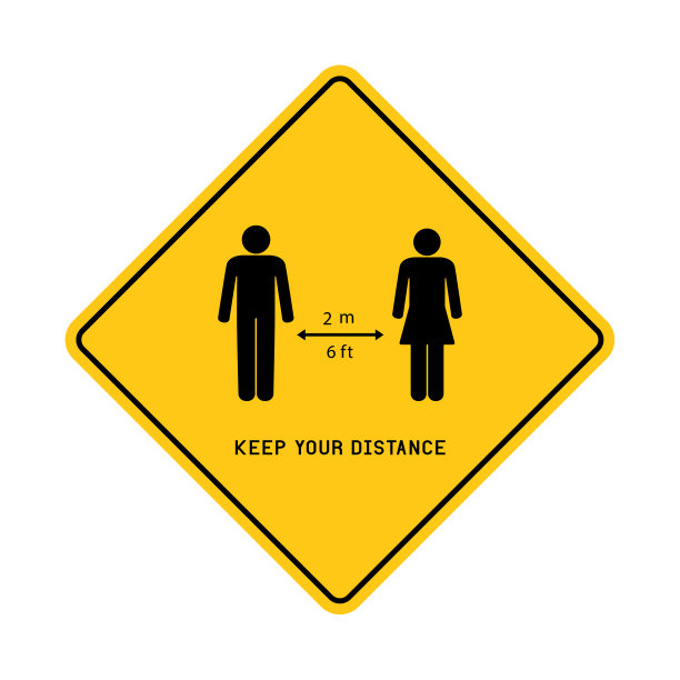 COVID-19冠状病毒载体图标与新常态概念图片下载