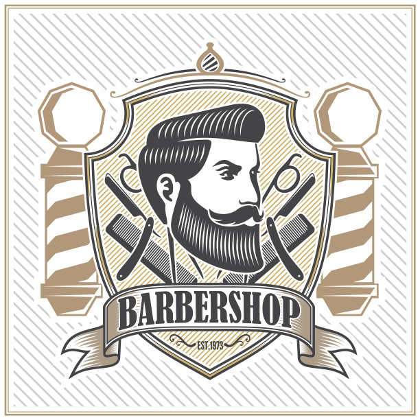 理发店海报横幅模板设计图片下载