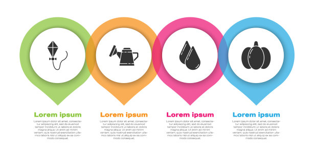 放风筝洒水罐和南瓜水滴图片下载