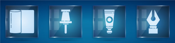 将纸巾卷推针筒涂上油漆图片下载