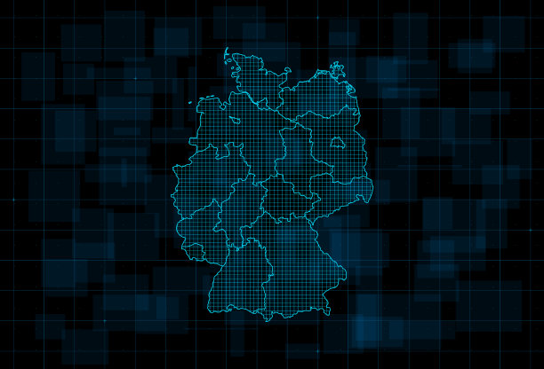 Hud地图德国与州赛博朋克图片下载