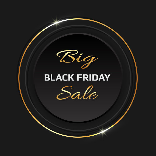 黑色星期五促销抽象横幅模板。图片下载