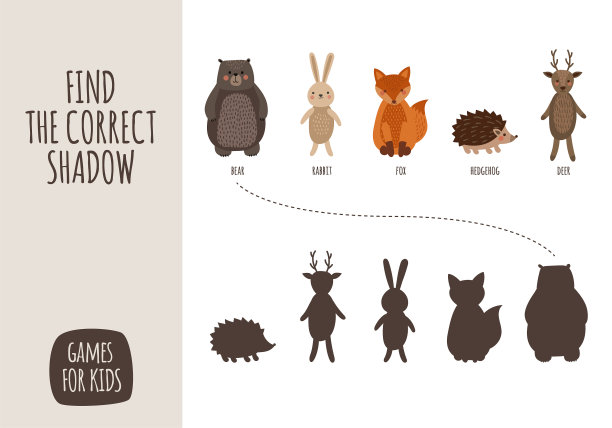 矢量卡通风格的插图游戏的孩子。图片下载