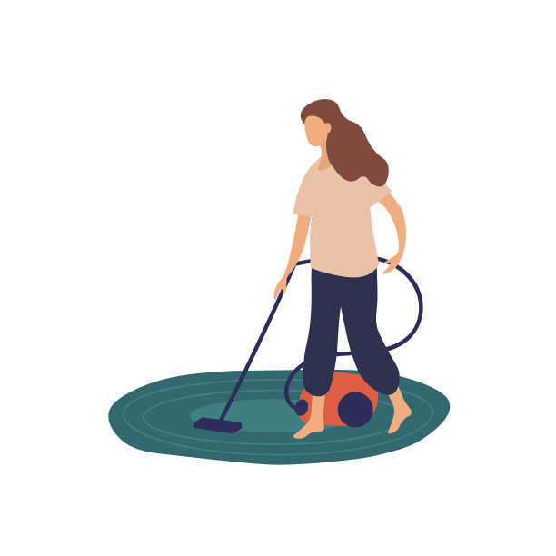 打扫屋子的概念图片下载