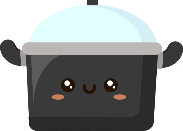 白底黑锅图片下载