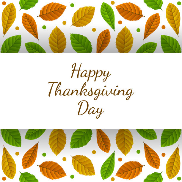 感恩节横幅，海报，贺卡和邀请背景。秋季的题词。矢量插图。图片下载