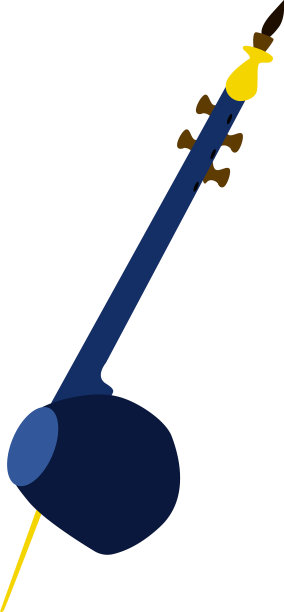 白色背景上的蓝色卡曼查图片下载