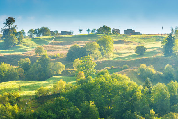 自然景观，青山绿水图片下载