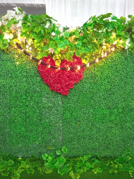 绿色人工草背景装饰图片下载