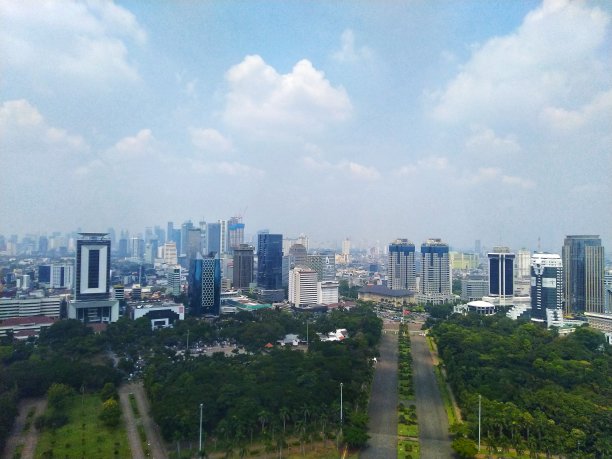 雅加达Monas的美丽景色图片下载