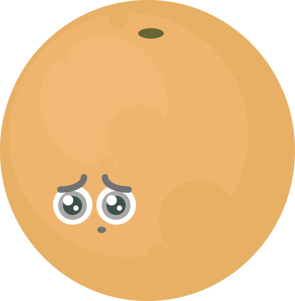 白色背景上的悲伤的月亮图片下载