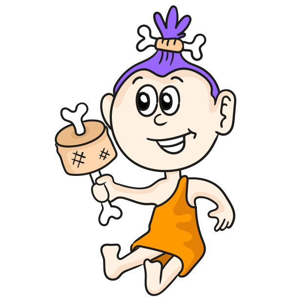 早期人类婴儿妇女携带肉图片下载