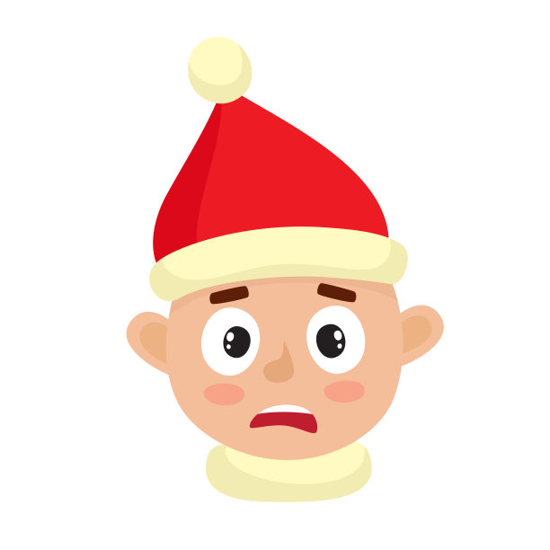 小男孩惊讶的脸表情孤立在白色的背景。图片下载