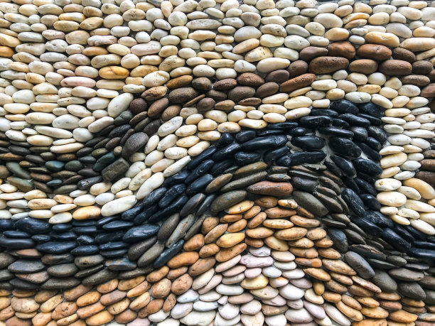 黑白石墙纹理背景图片下载