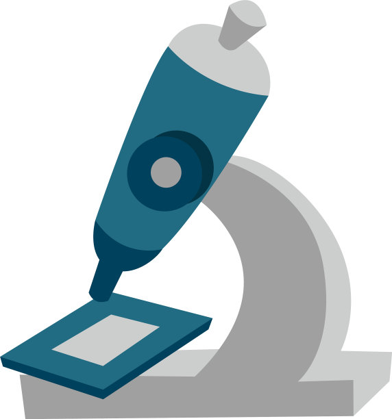 白底显微镜图片下载