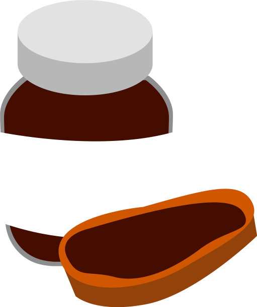 白色背景上的面包上印着能多益巧克力酱图片下载