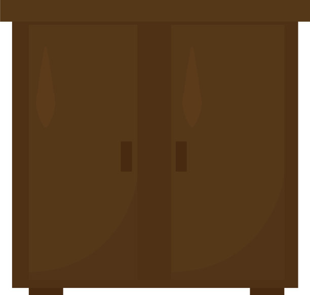 白色背景的床头柜图片下载