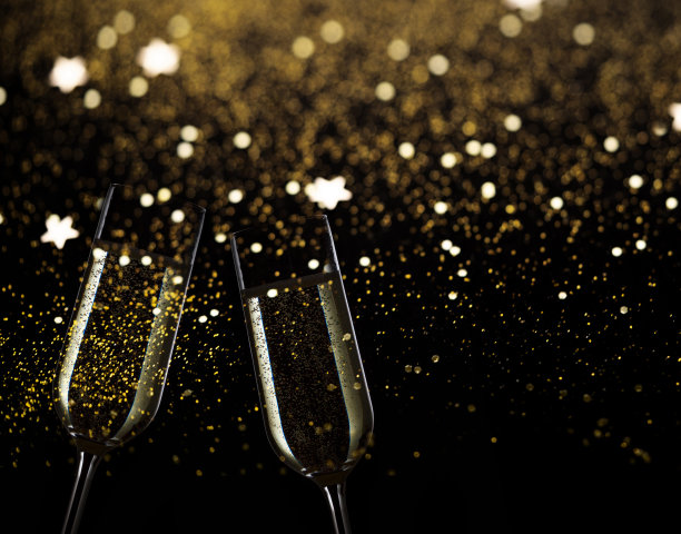 两杯香槟图片下载
