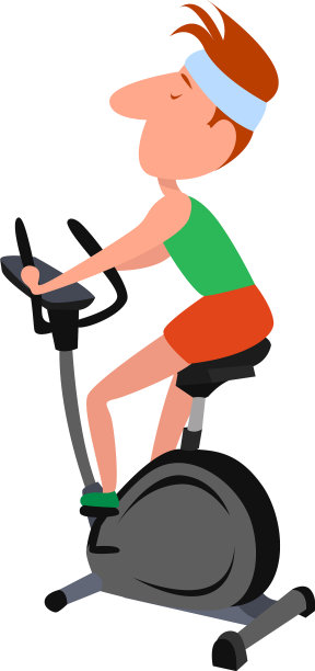 白色背景下健身房里的人图片下载