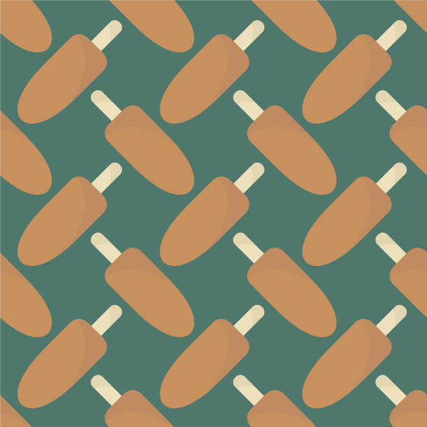 白色背景上的冰淇淋图案图片下载