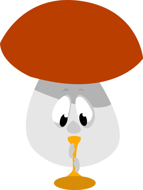 白色背景上的号手图片下载