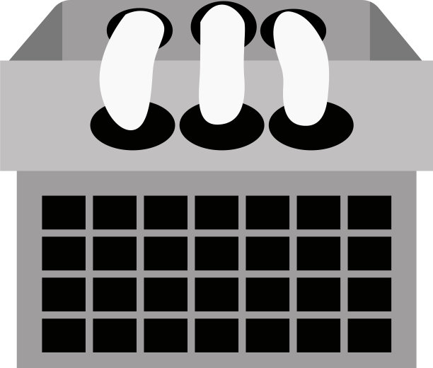 黑白日历上的白色背景图片下载