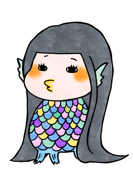 不同发型的可爱阿玛比(日本youkai)图片下载