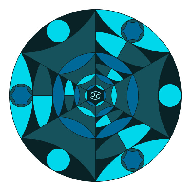 彩色涂色书神圣几何曼陀罗图片下载