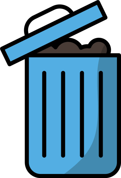 垃圾垃圾填充样式图标图片下载